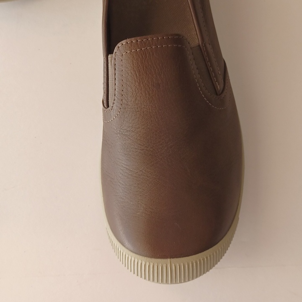 Keen Lorelai Slip On Leather Shoes Sneakers SZ 8.5 Brown Walking Hiking Comfort - Picture 6 of 13